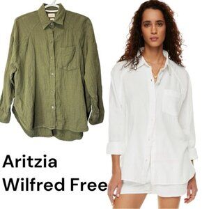Airitzia Wilfred Free CHEMISE BOYFRIEND Button Down Shirt size XXS